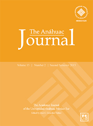 The Anáhuac Journal (Second Semester 2013)